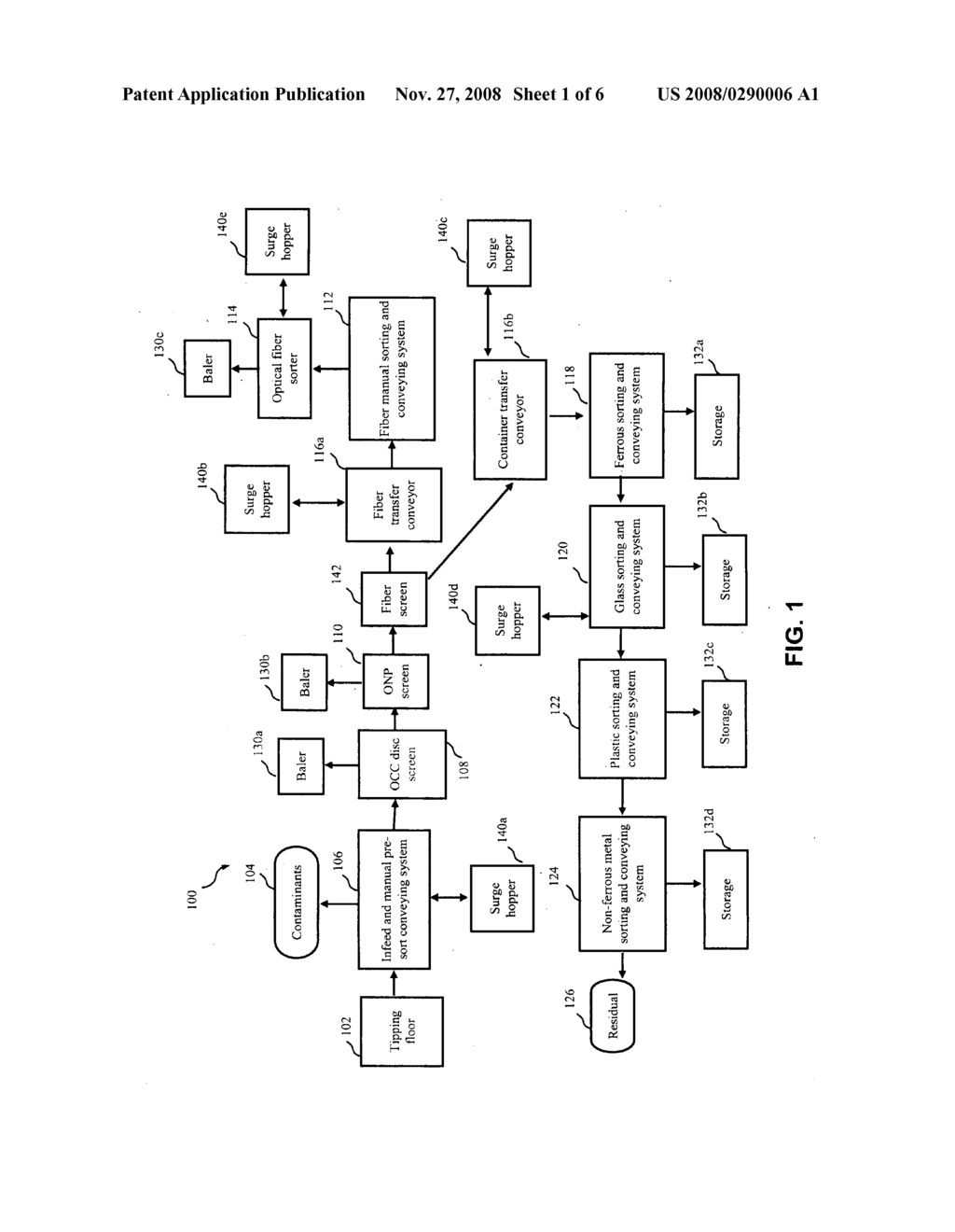 Systems and methods for optimizing a single-stream materials recovery facility - diagram, schematic, and image 02