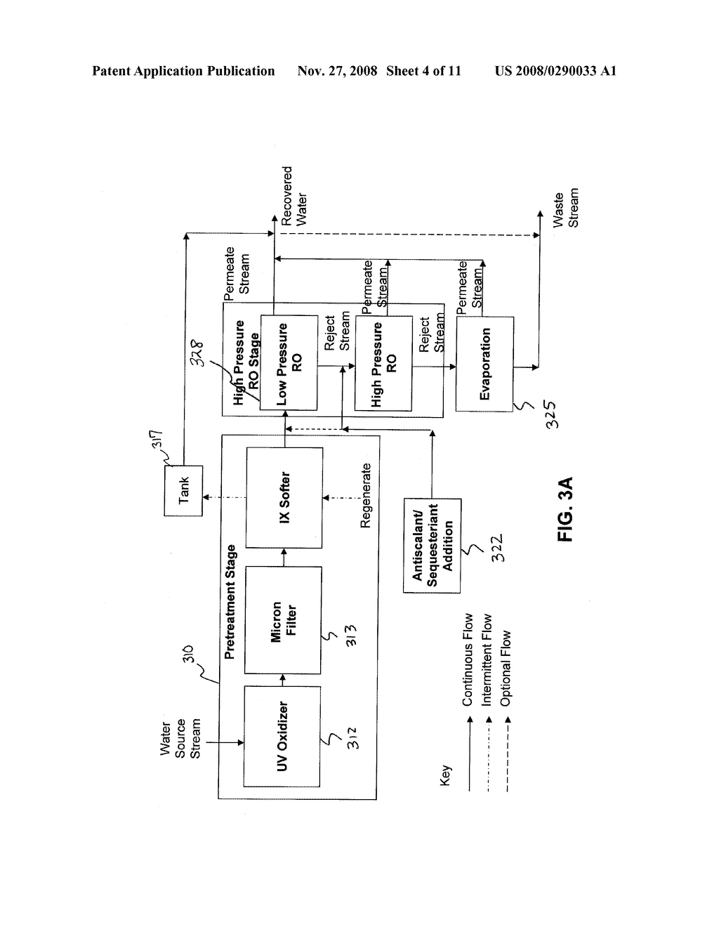 METHOD AND APPARATUS FOR RECOVERY OF WATER CONTAINING SILICA - diagram, schematic, and image 05