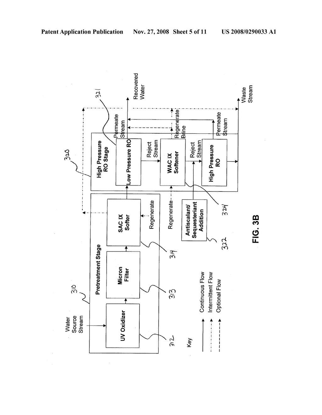 METHOD AND APPARATUS FOR RECOVERY OF WATER CONTAINING SILICA - diagram, schematic, and image 06