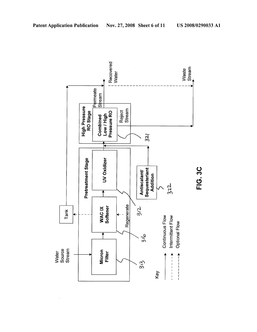 METHOD AND APPARATUS FOR RECOVERY OF WATER CONTAINING SILICA - diagram, schematic, and image 07