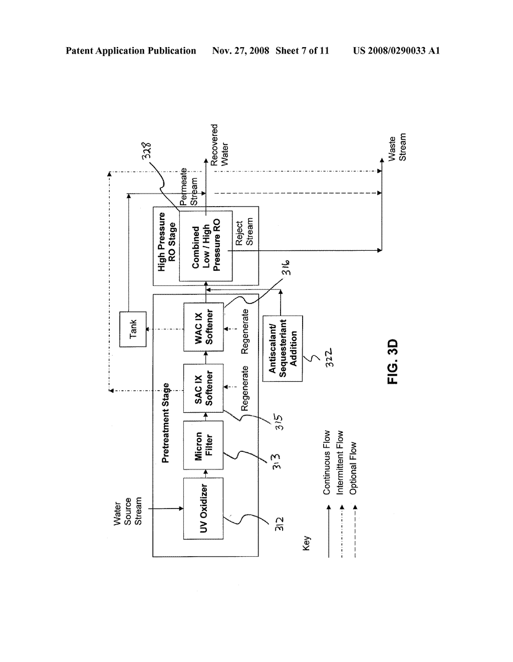 METHOD AND APPARATUS FOR RECOVERY OF WATER CONTAINING SILICA - diagram, schematic, and image 08
