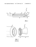 Integral composite rocket motor dome/nozzle structure diagram and image