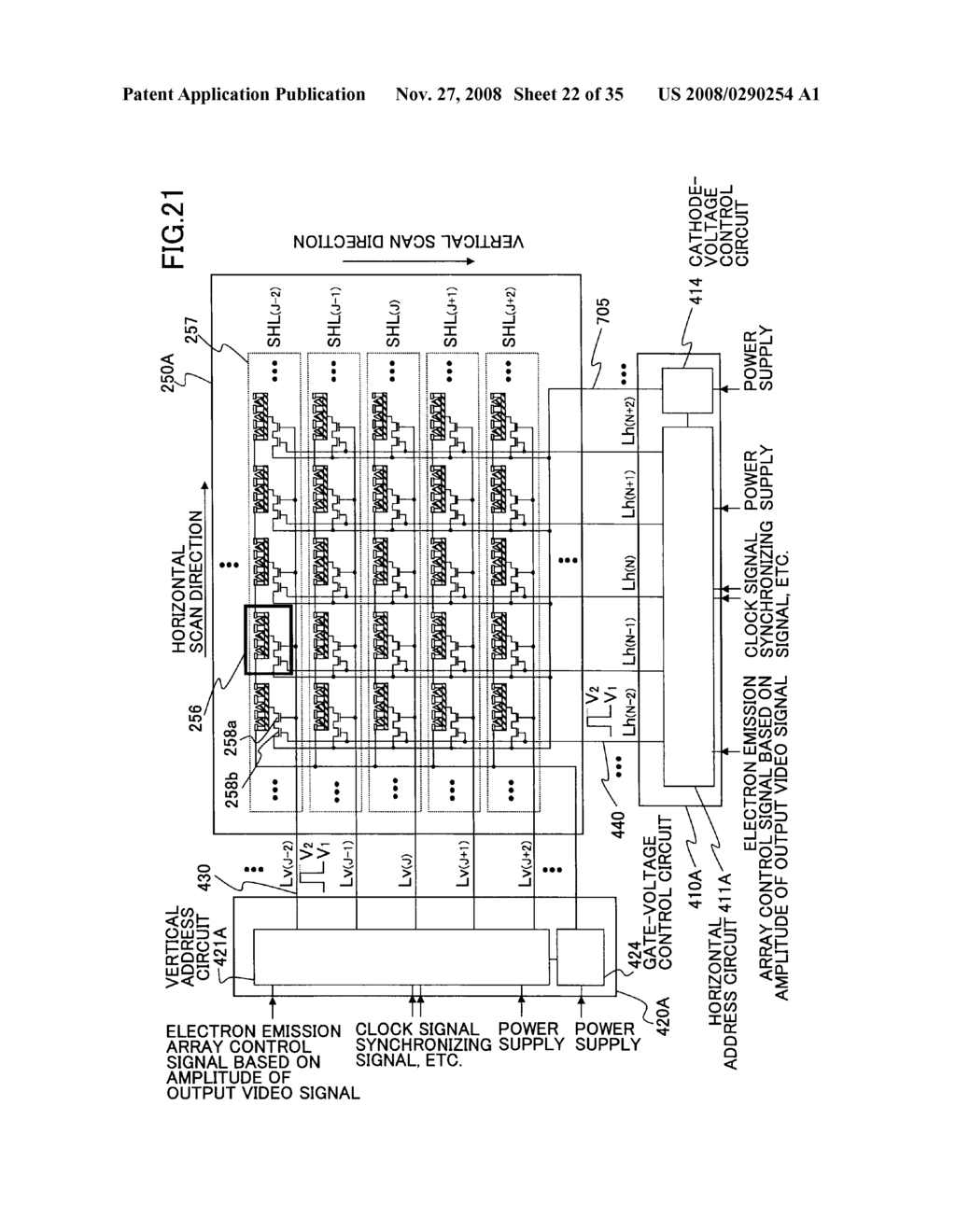 IMAGING APPARATUS HAVING ELECTRON SOURCE ARRAY - diagram, schematic, and image 23