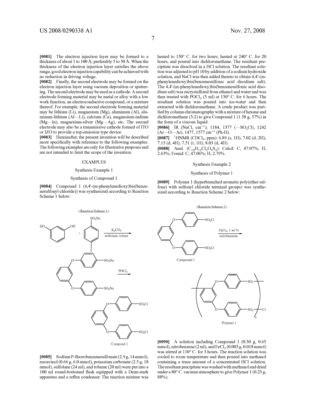 Hyperbranched polymer, organic light-emitting diode including organic layer including the hyperbranched polymer, and method of manufacturing the organic light-emitting diode - diagram, schematic, and image 11