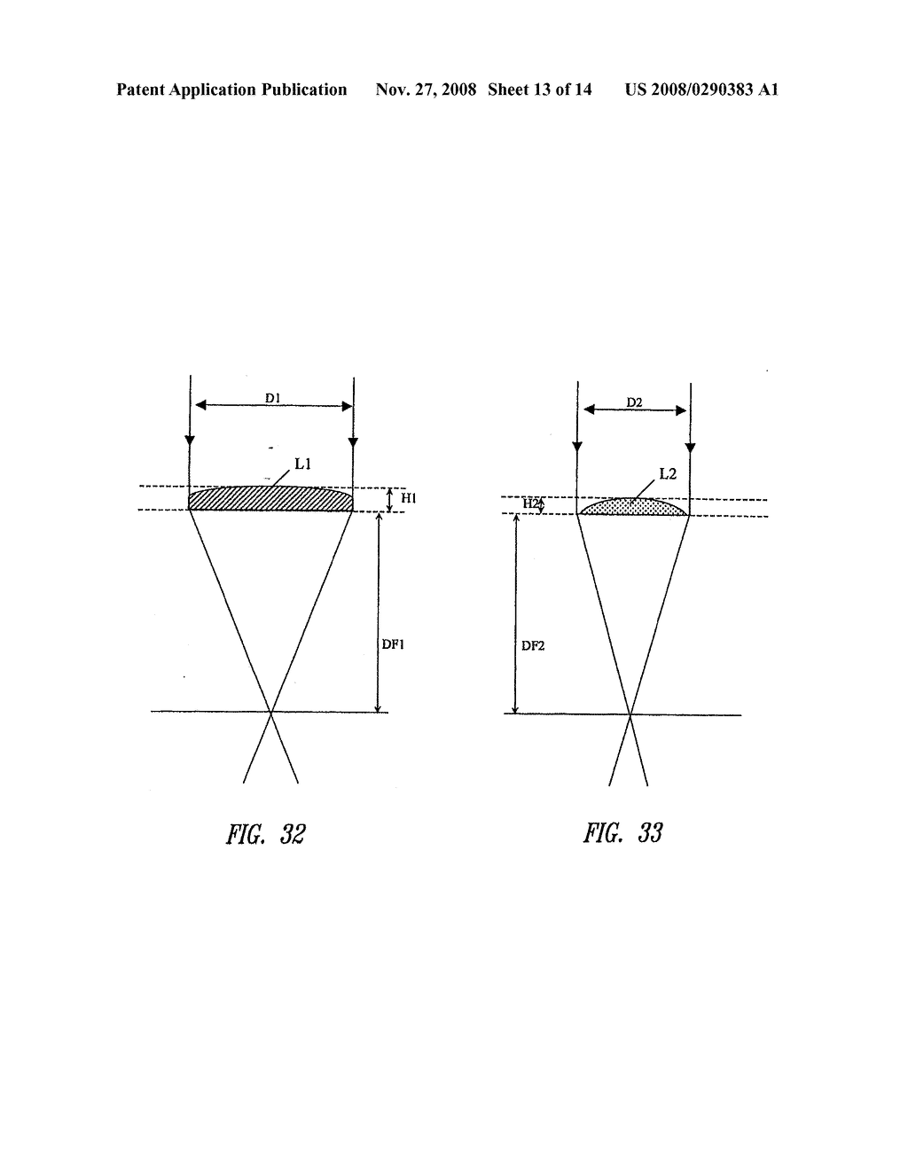 CMOS IMAGING DEVICE COMPRISING A MICROLENS ARRAY EXHIBITING A HIGH FILLING RATE - diagram, schematic, and image 14