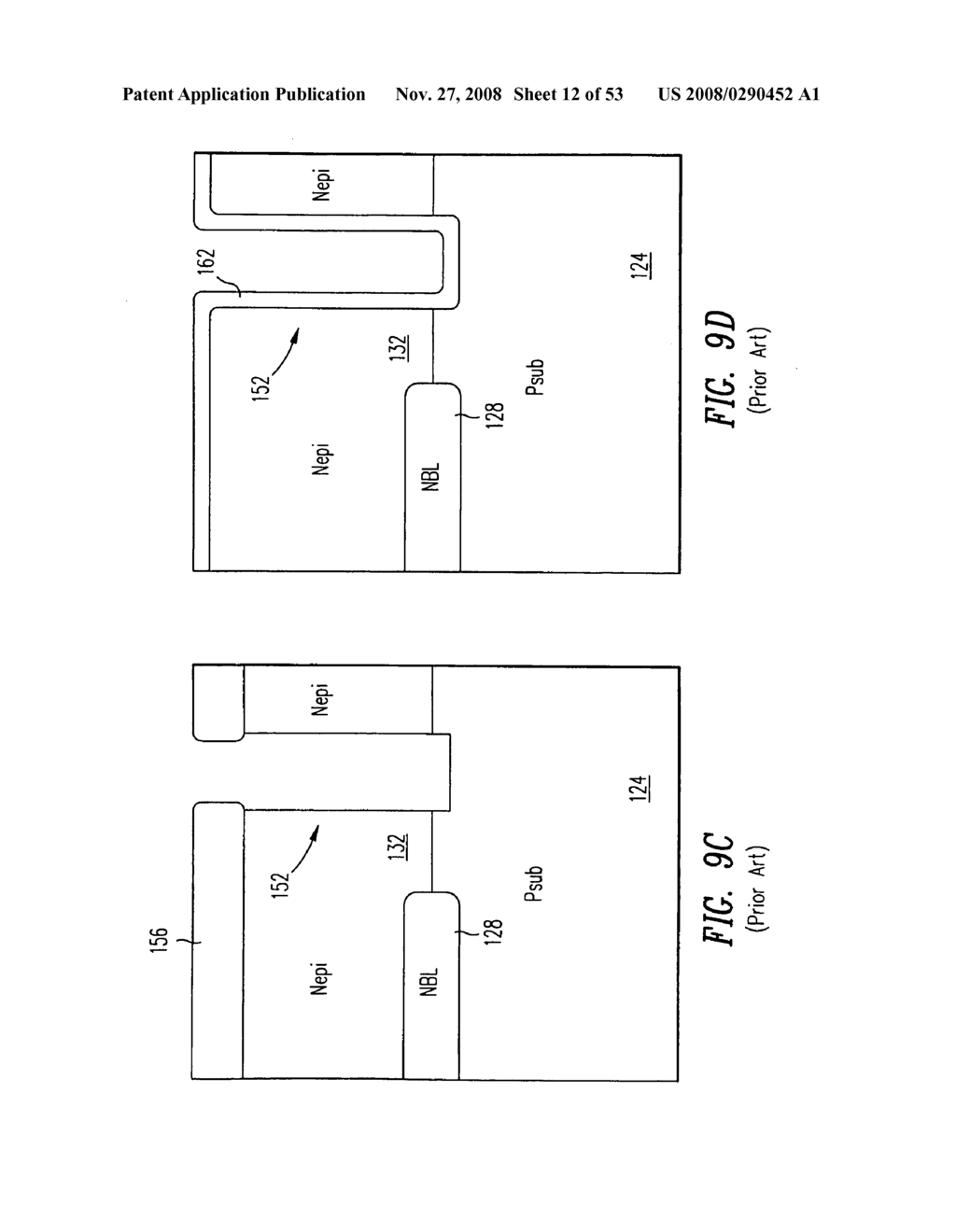 Trench-constrained isolation diffusion for integrated circuit die - diagram, schematic, and image 13