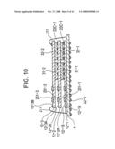 SEMICONDUCTOR DEVICE, SUBSTRATE, EQUIPMENT BOARD, METHOD FOR PRODUCING SEMICONDUCTOR DEVICE, AND SEMICONDUCTOR CHIP FOR COMMUNICATION diagram and image