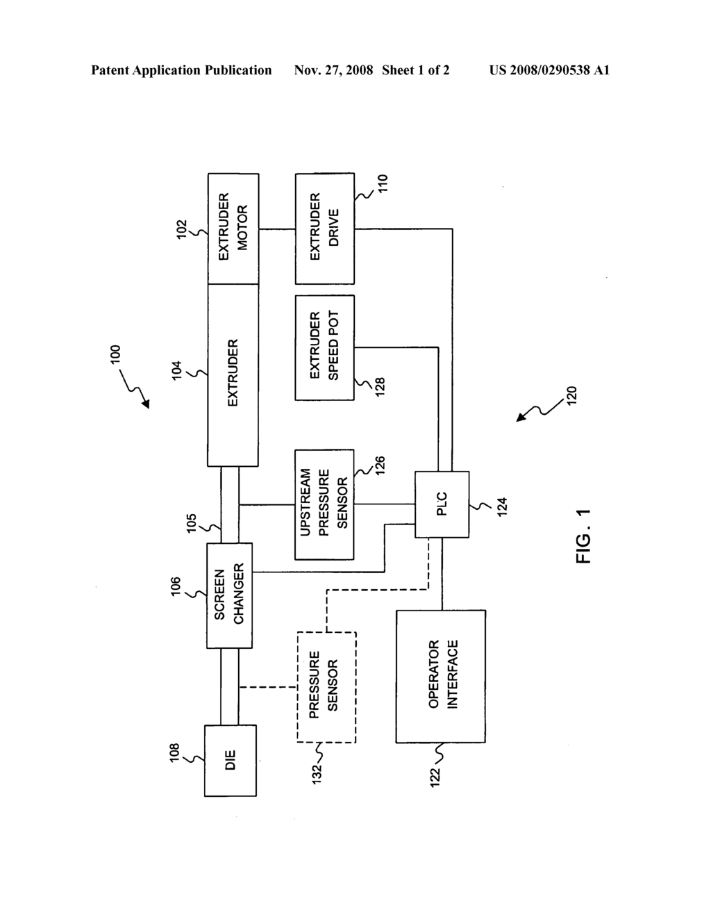 EXTRUDER RAMP-UP CONTROL SYSTEM AND METHOD - diagram, schematic, and image 02