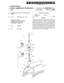 Spoke fastening device for vehicle wheel diagram and image