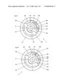 Drive with an electric motor, a housing and a direction-dependent brake diagram and image