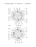 Drive with an electric motor, a housing and a direction-dependent brake diagram and image