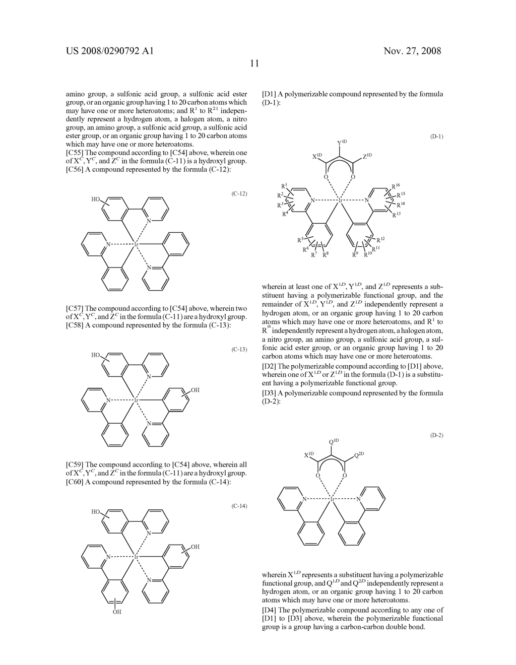 LIGHT EMITTING MATERIAL AND ORGANIC LIGHT-EMITTING DEVICE - diagram, schematic, and image 13