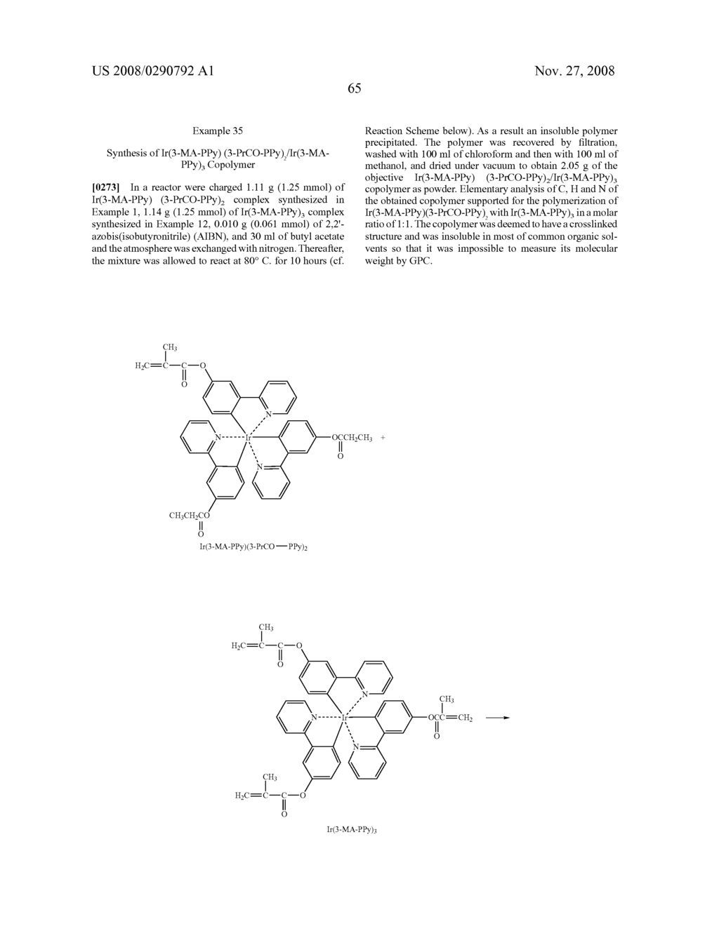 LIGHT EMITTING MATERIAL AND ORGANIC LIGHT-EMITTING DEVICE - diagram, schematic, and image 67