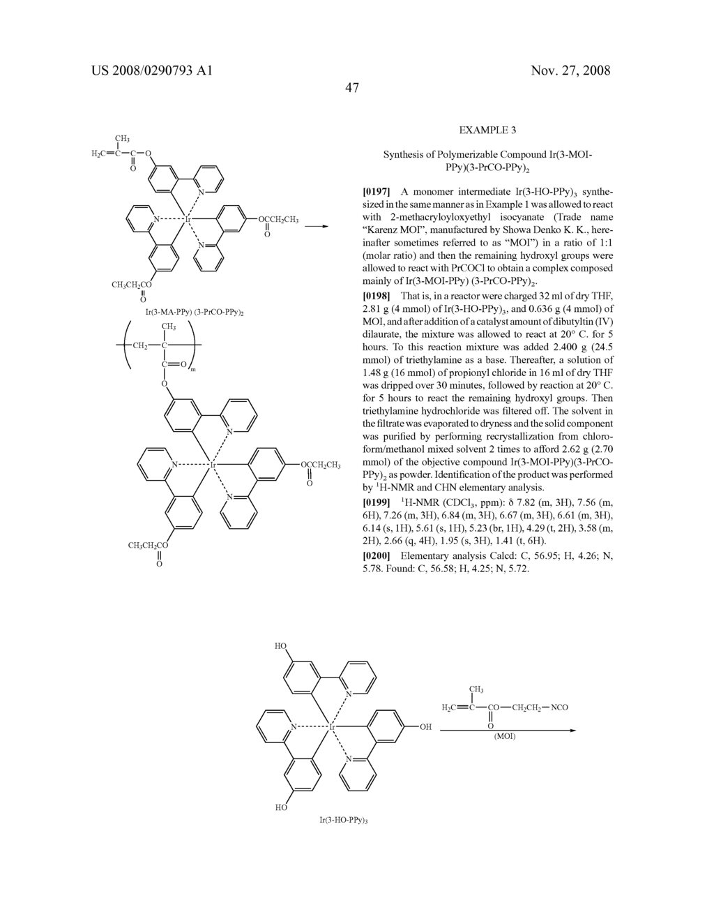 LIGHT EMITTING MATERIAL AND ORGANIC LIGHT-EMITTING DEVICE - diagram, schematic, and image 48