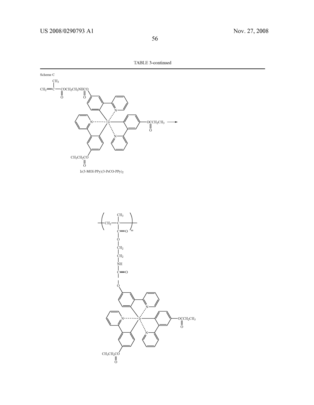 LIGHT EMITTING MATERIAL AND ORGANIC LIGHT-EMITTING DEVICE - diagram, schematic, and image 57