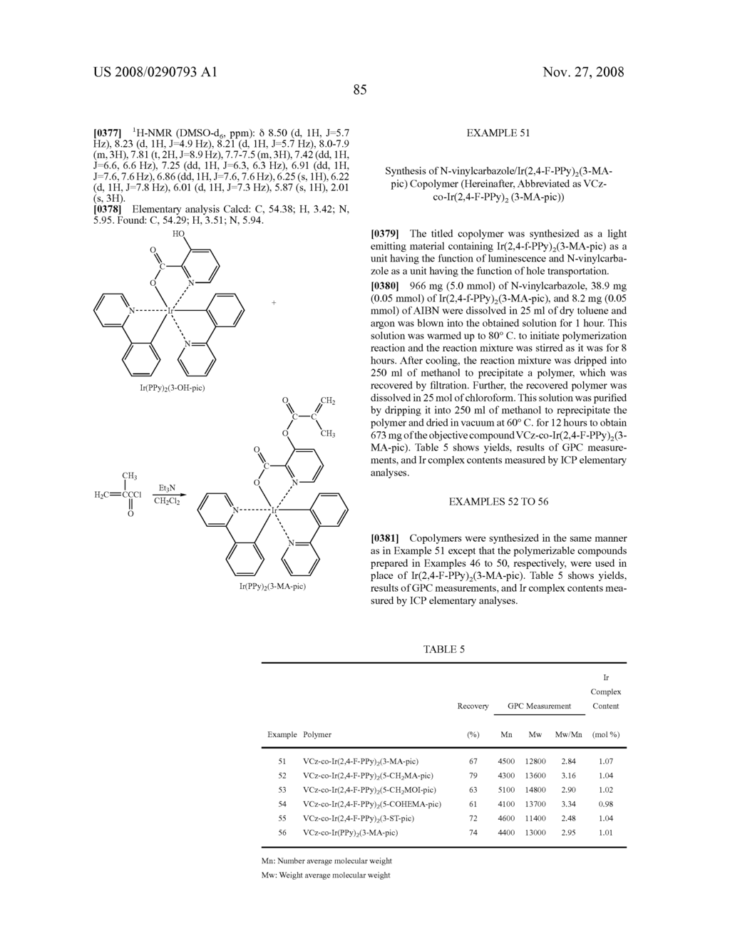 LIGHT EMITTING MATERIAL AND ORGANIC LIGHT-EMITTING DEVICE - diagram, schematic, and image 86