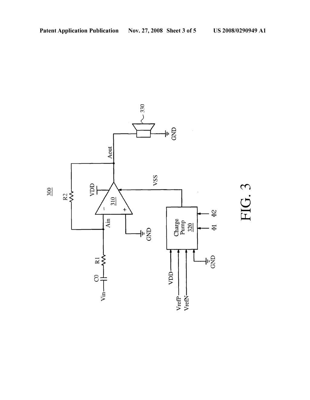 APPARATUS AND METHOD FOR ASYMMETRIC CHARGE PUMP FOR AN AUDIO AMPLIFIER - diagram, schematic, and image 04