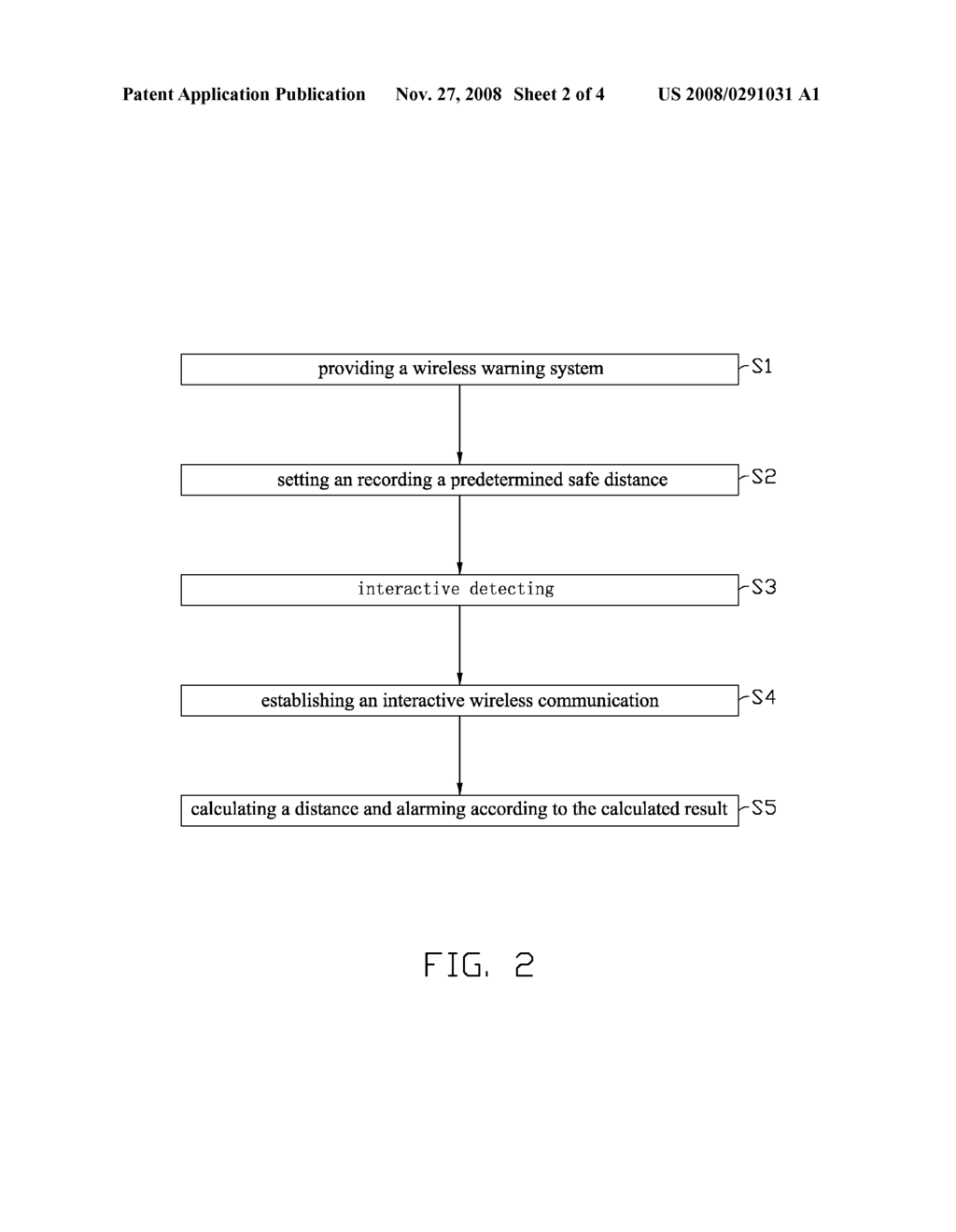 WIRELESS WARNING SYSTEM AND METHOD OF USING THE SAME - diagram, schematic, and image 03