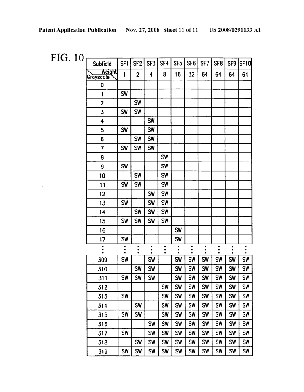 Plasma display, controller therefor, and driving method thereof - diagram, schematic, and image 12