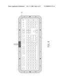 KEYBOARD FRAME WITH INDUCTION LIGHT SOURCE diagram and image