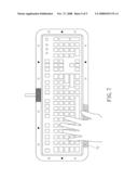 KEYBOARD FRAME WITH INDUCTION LIGHT SOURCE diagram and image