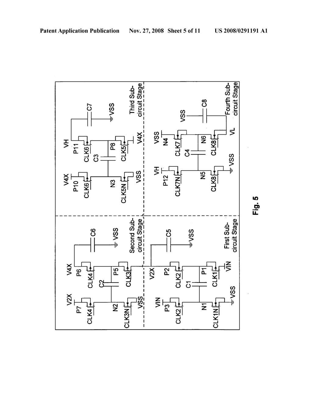 Power source circuits for driving liquid crystal displays - diagram, schematic, and image 06