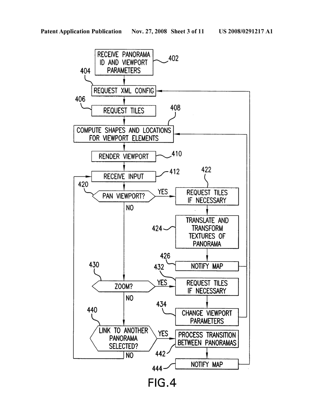 VIEWING AND NAVIGATING WITHIN PANORAMIC IMAGES, AND APPLICATIONS THEREOF - diagram, schematic, and image 04