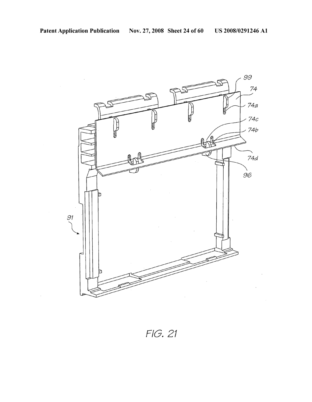 PRINTHEAD ASSEMBLY INCORPORATING A LAMINATED DUCTING ASSEMBLY - diagram, schematic, and image 25