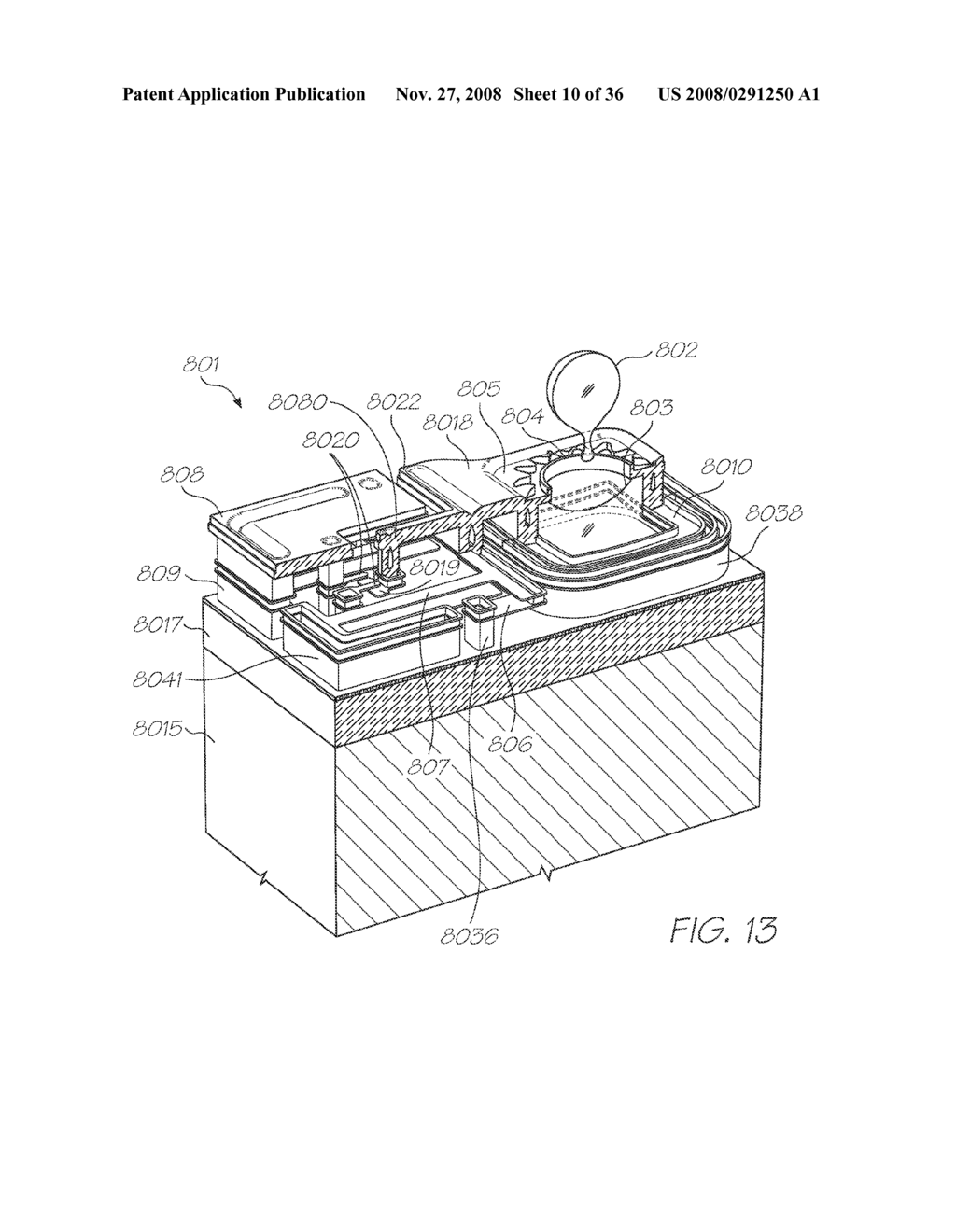 PRINTER CARTRIDGE FOR A PAGEWIDTH PRINTER HAVING A REFILL PORT AND A CONTROLLER BOARD - diagram, schematic, and image 11