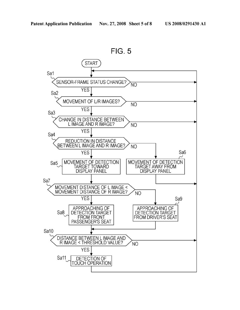 DISPLAY DEVICE AND DETECTION METHOD - diagram, schematic, and image 06