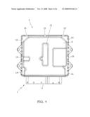 ELECTRONIC CONTROL UNIT WITH A CENTRAL ELASTIC ELEMENT diagram and image