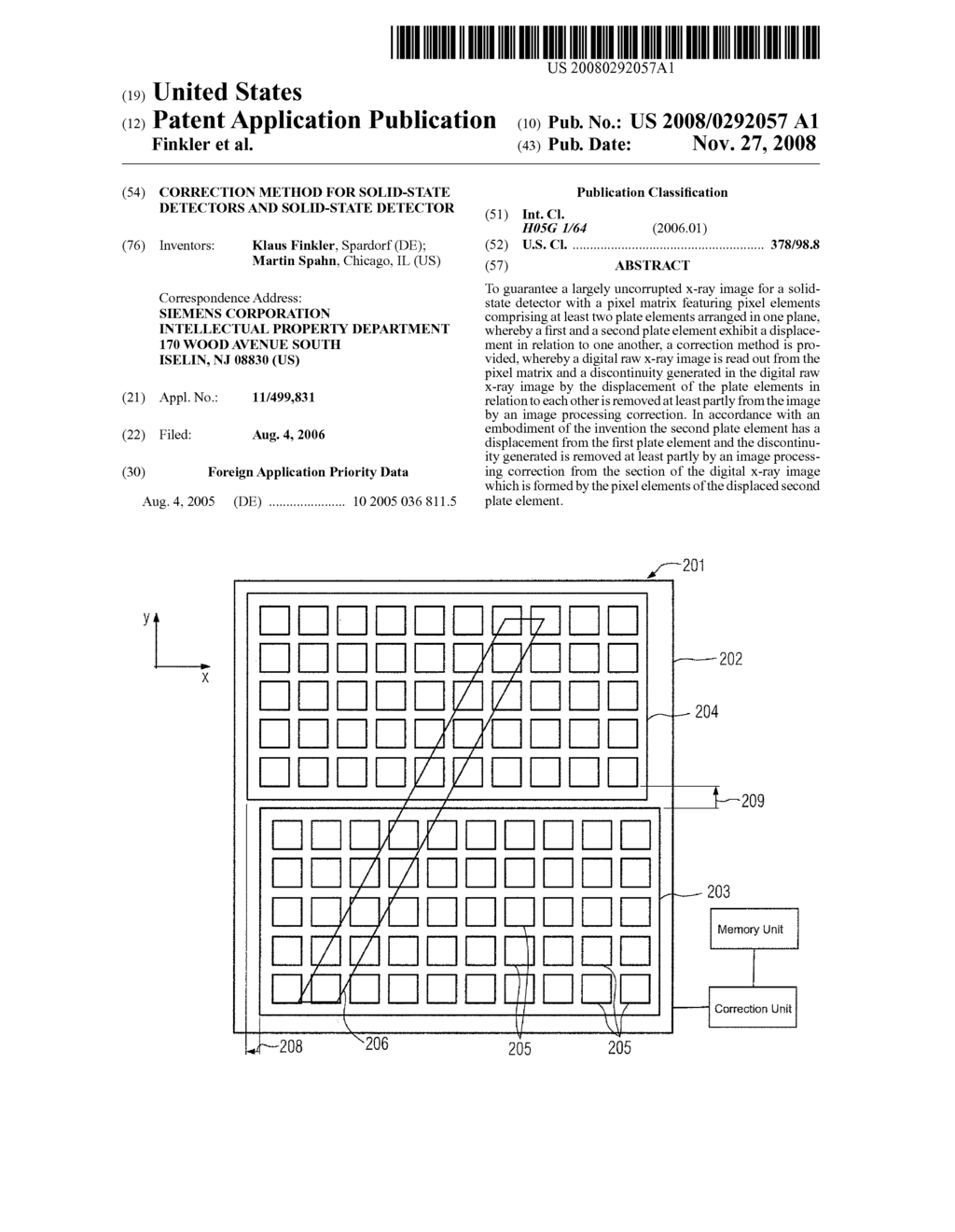 CORRECTION METHOD FOR SOLID-STATE DETECTORS AND SOLID-STATE DETECTOR - diagram, schematic, and image 01