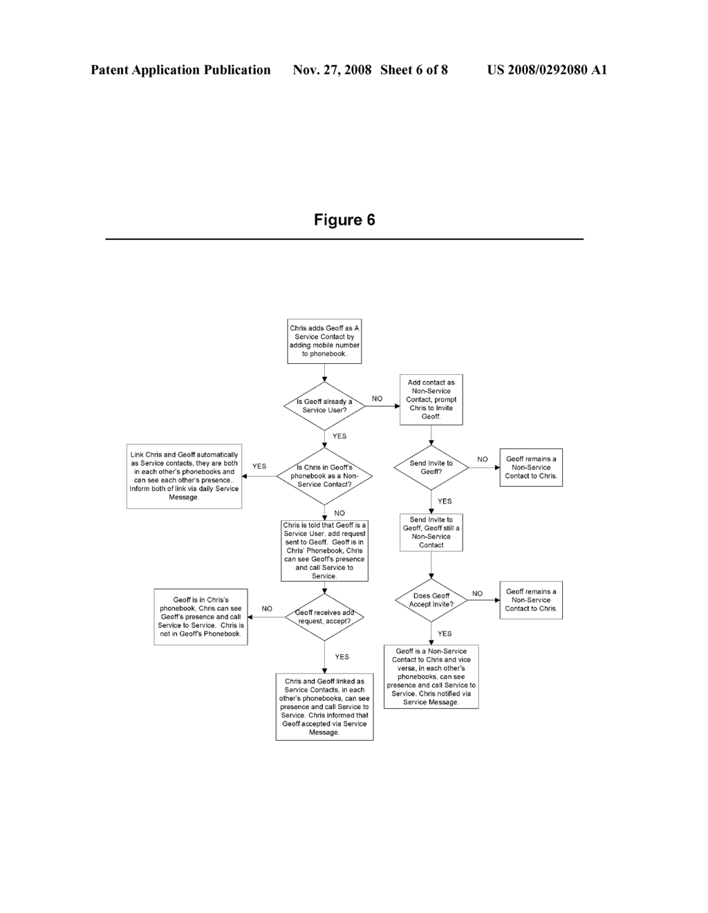 SYSTEM AND METHOD FOR ADDING AND ASSOCIATING USERS ON CONTACT ADDRESSBOOK - diagram, schematic, and image 07