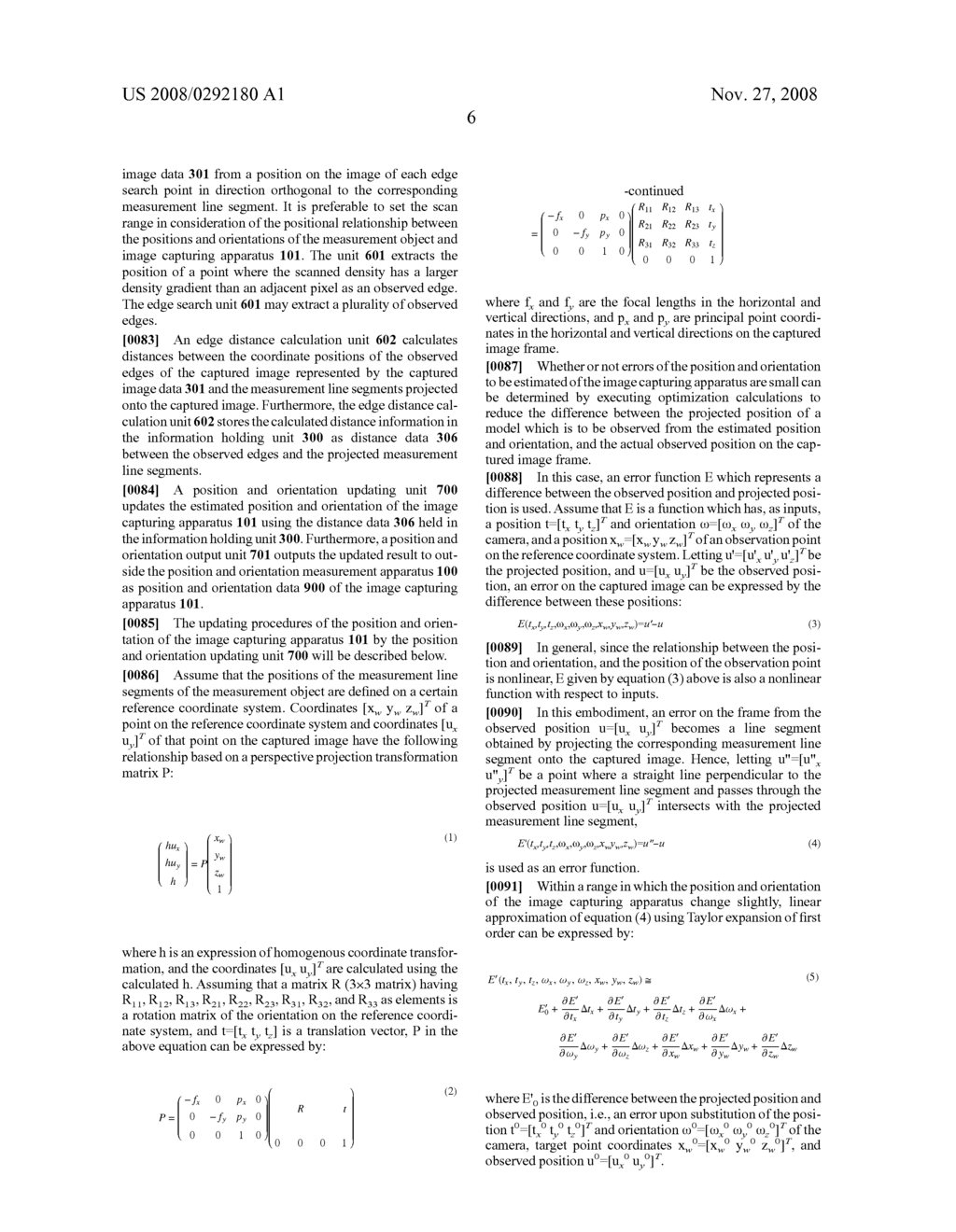 POSITION AND ORIENTATION MEASUREMENT APPARATUS AND CONTROL METHOD THEREOF - diagram, schematic, and image 12