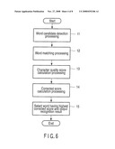 WORD RECOGNITION METHOD AND WORD RECOGNITION PROGRAM diagram and image