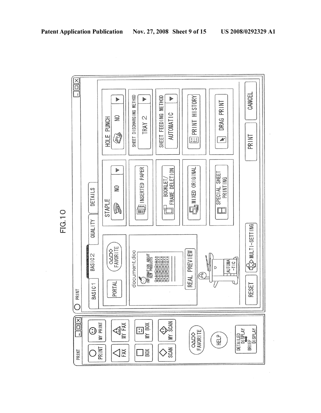 DRIVER APPARATUS, SHEET ARRANGEMENT MANAGEMENT METHOD, SHEET ARRANGEMENT MANAGEMENT PROGRAM - diagram, schematic, and image 10