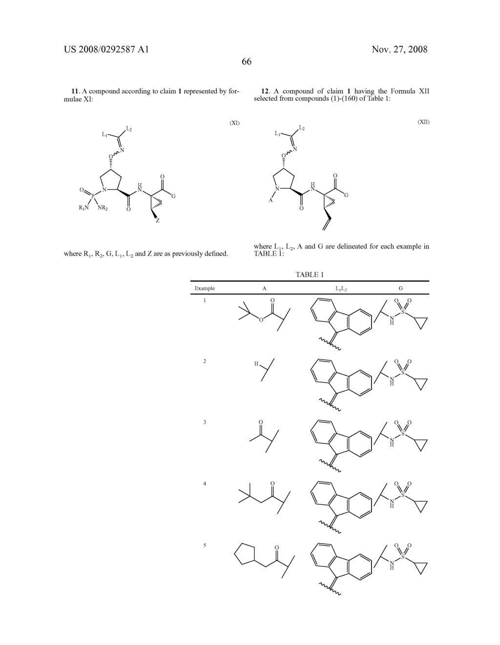 OXIMYL DIPEPTIDE HEPATITIS C PROTEASE INHIBITORS - diagram, schematic, and image 67