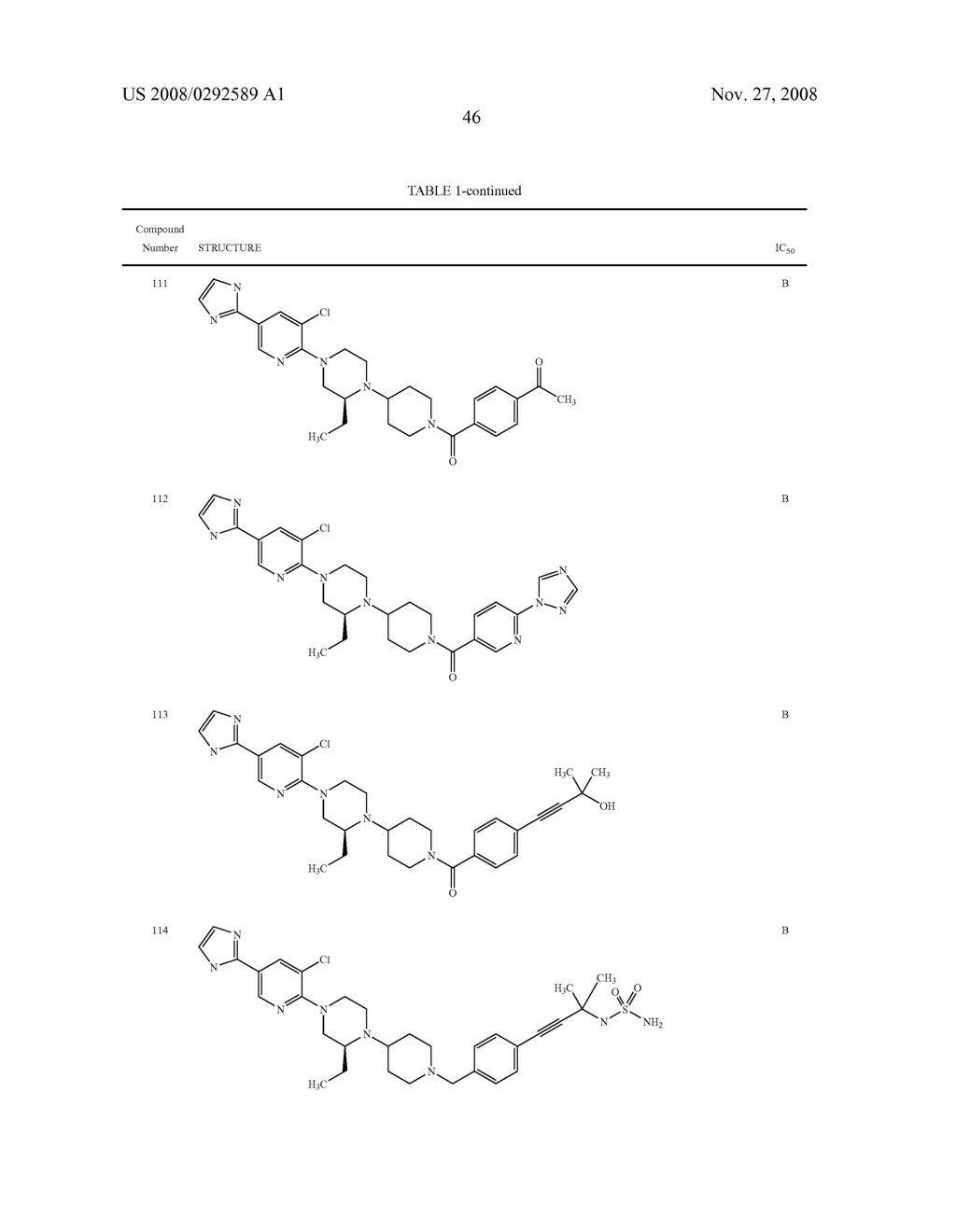 NOVEL HETEROCYCLIC SUBSTITUTED PYRIDINE OR PHENYL COMPOUNDS WITH CXCR3 ANTAGONIST ACTIVITY - diagram, schematic, and image 47