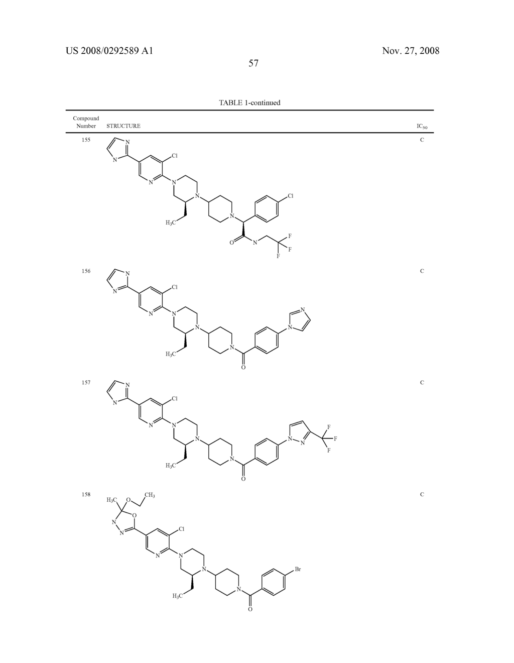 NOVEL HETEROCYCLIC SUBSTITUTED PYRIDINE OR PHENYL COMPOUNDS WITH CXCR3 ANTAGONIST ACTIVITY - diagram, schematic, and image 58