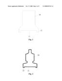 SHAPING DIE FOR CHIP PACKAGE LEADS diagram and image