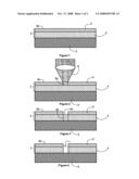 Formation of deep pit areas and use thereof in fabrication of an optic recording medium diagram and image