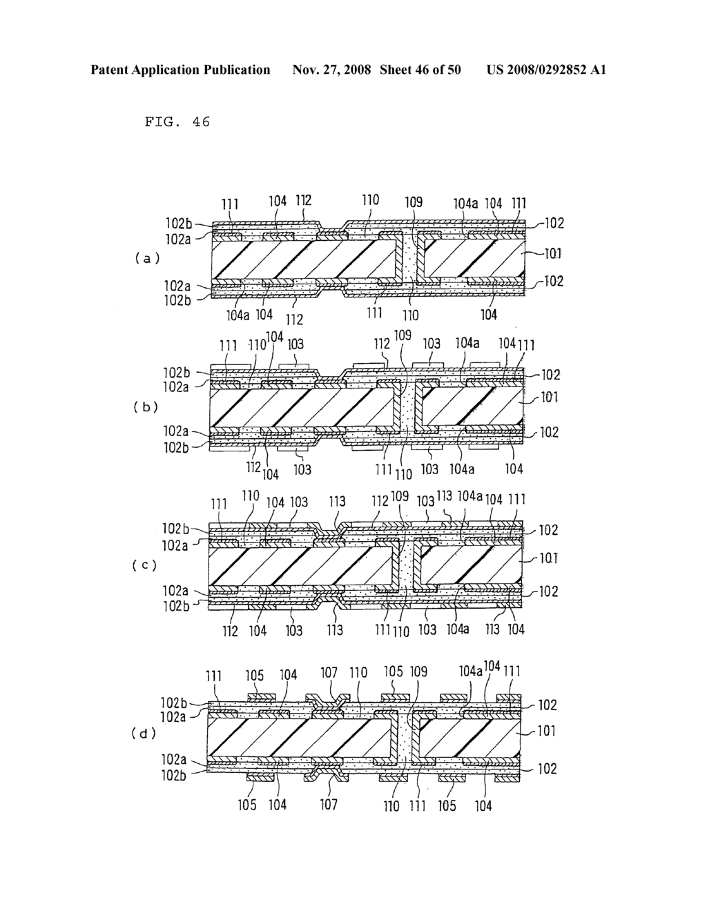 PRINTED WIRING BOARD AND METHOD FOR PRODUCING THE SAME - diagram, schematic, and image 47