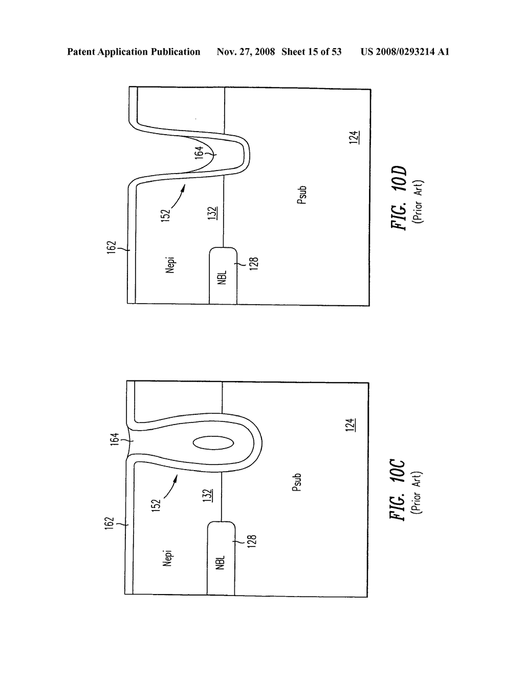 Method of fabricating trench-constrained isolation diffusion for semiconductor devices - diagram, schematic, and image 16