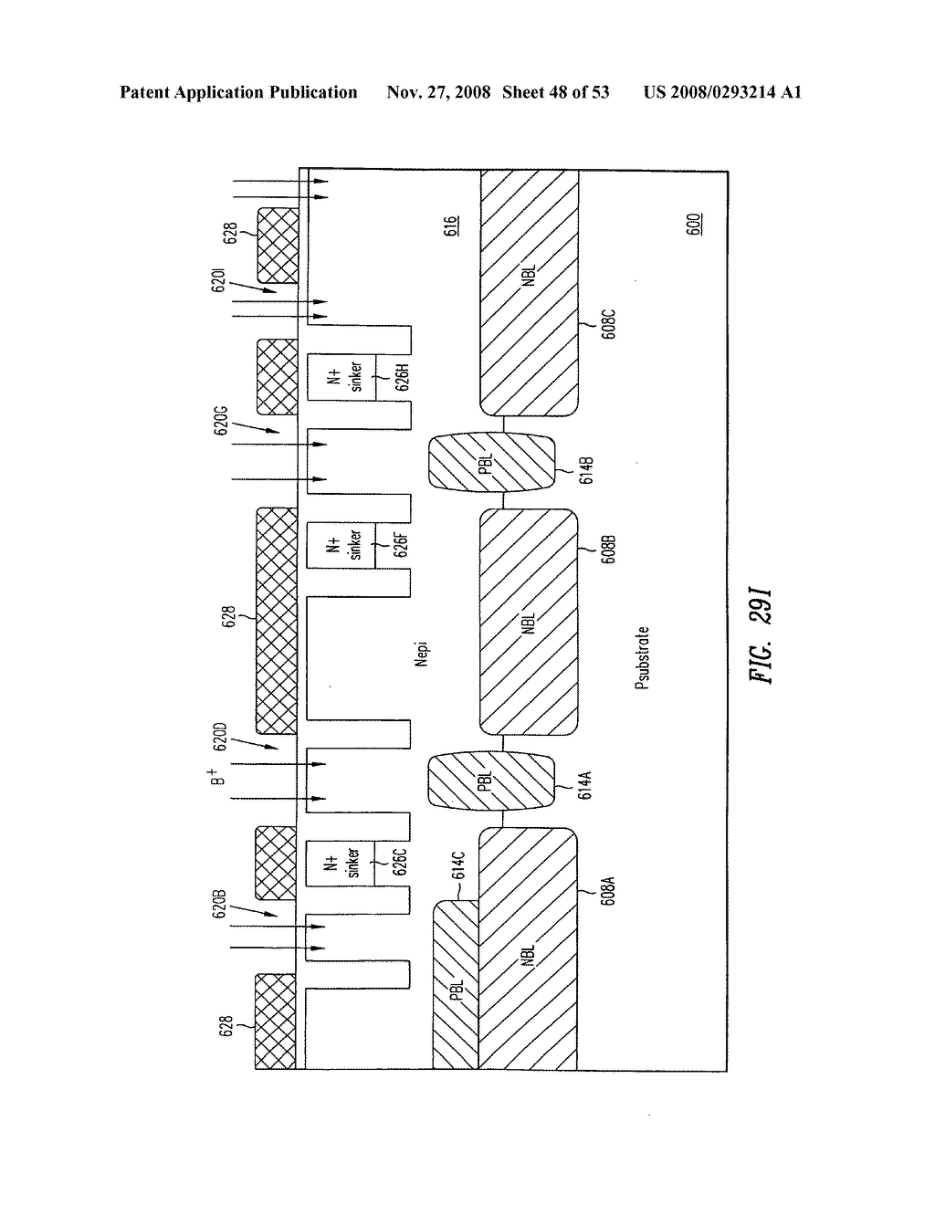 Method of fabricating trench-constrained isolation diffusion for semiconductor devices - diagram, schematic, and image 49