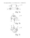 Contact connector assembly for a sensor-dispensing instrument diagram and image