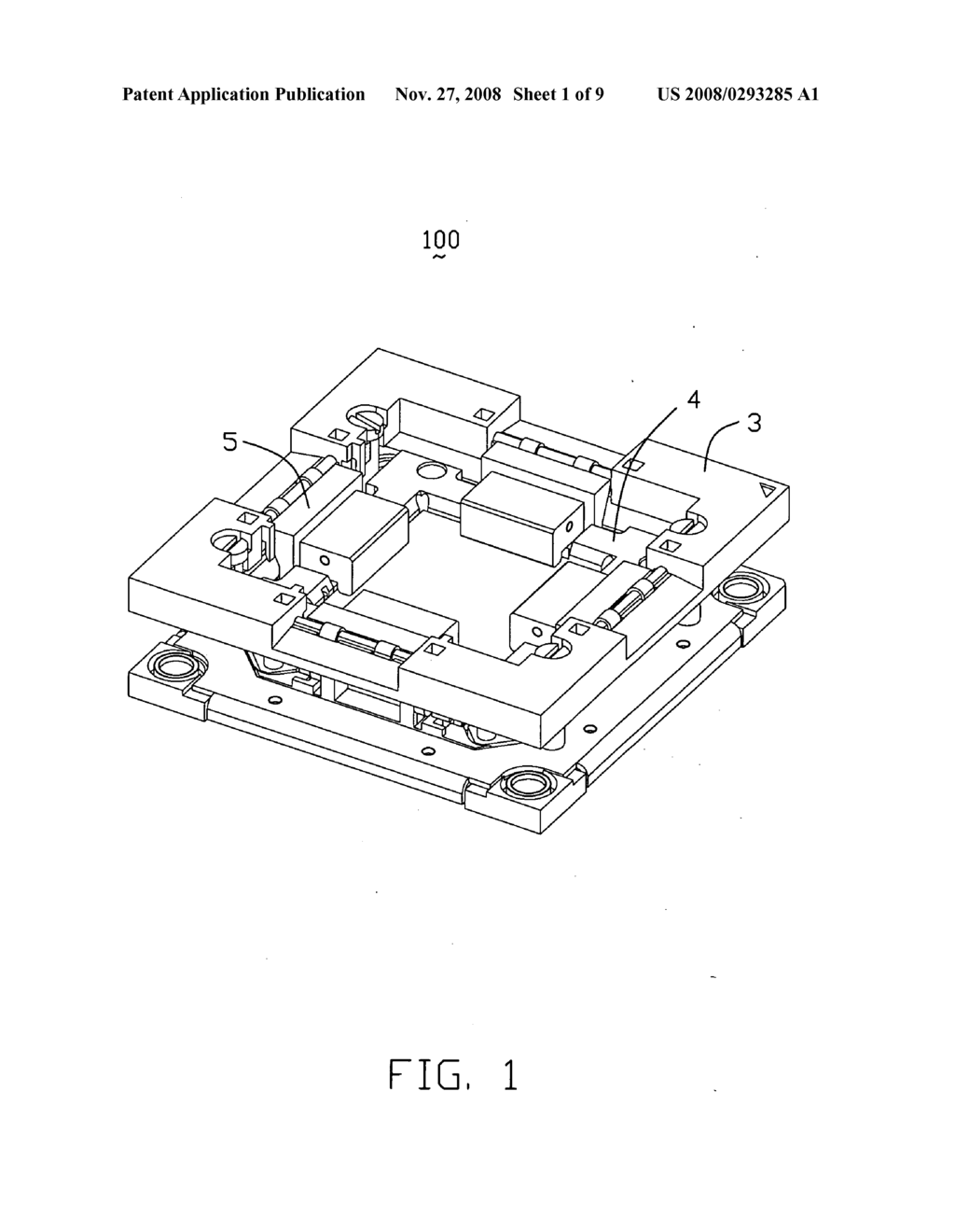 Burn-in socket having roller-actuated latching members arrangement - diagram, schematic, and image 02