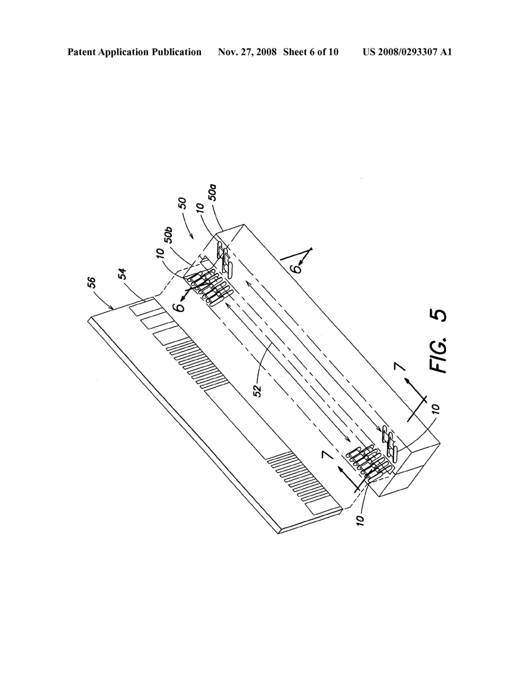 Spring beam wafer connector - diagram, schematic, and image 07