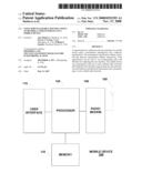 USING DOWNLOADABLE SPECIFICATIONS TO RENDER A USER INTERFACE ON A MOBILE DEVICE diagram and image