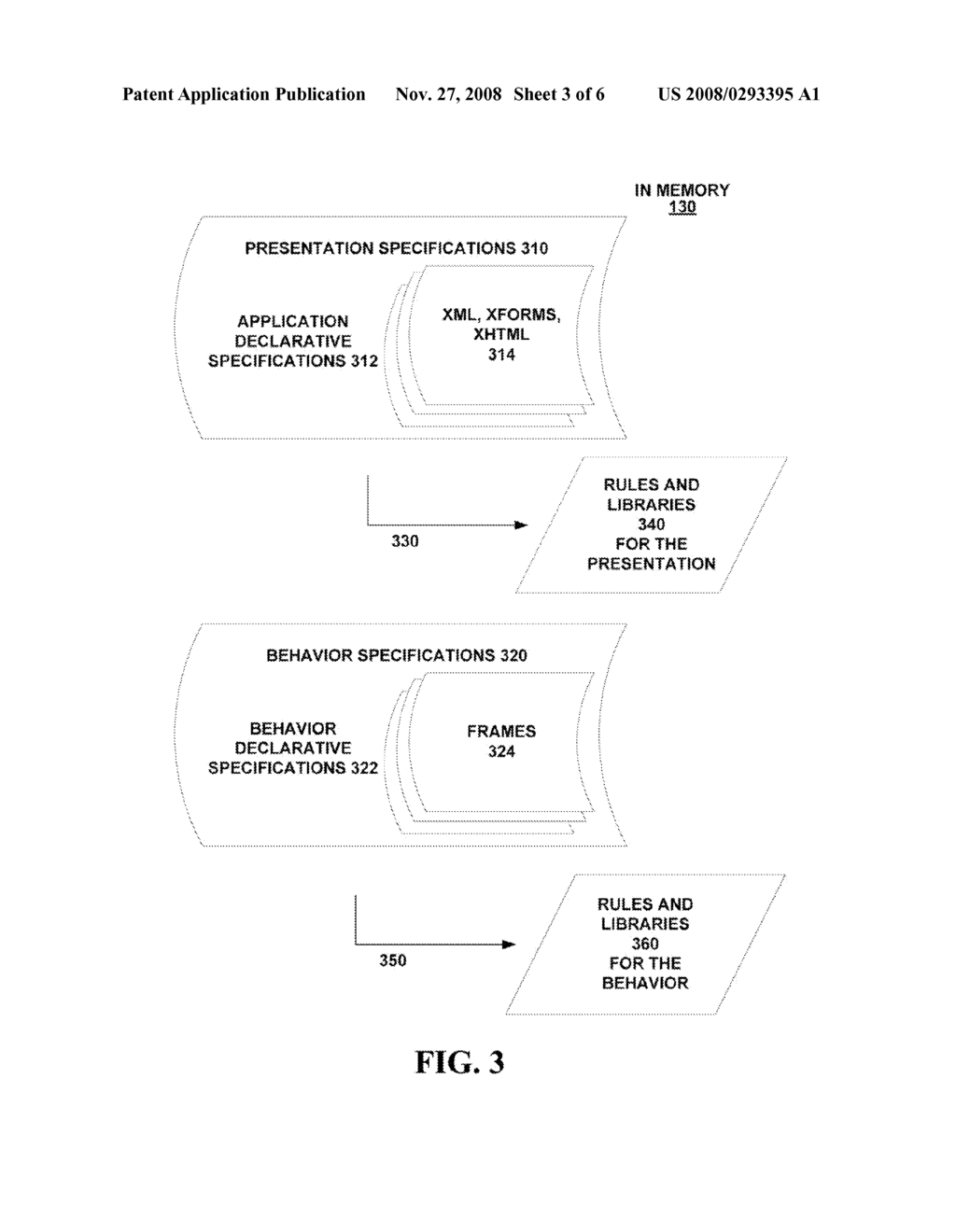 USING DOWNLOADABLE SPECIFICATIONS TO RENDER A USER INTERFACE ON A MOBILE DEVICE - diagram, schematic, and image 04