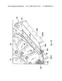 Knife blade covers for a rotary chopper element of an integral chopper assembly of a combine harvester for converting the integral chopper assembly to a beater construction diagram and image